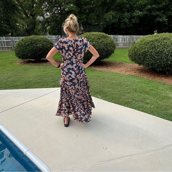 Sundance Floral Maxi Dress- EUC- size small - Picture 9 of 10